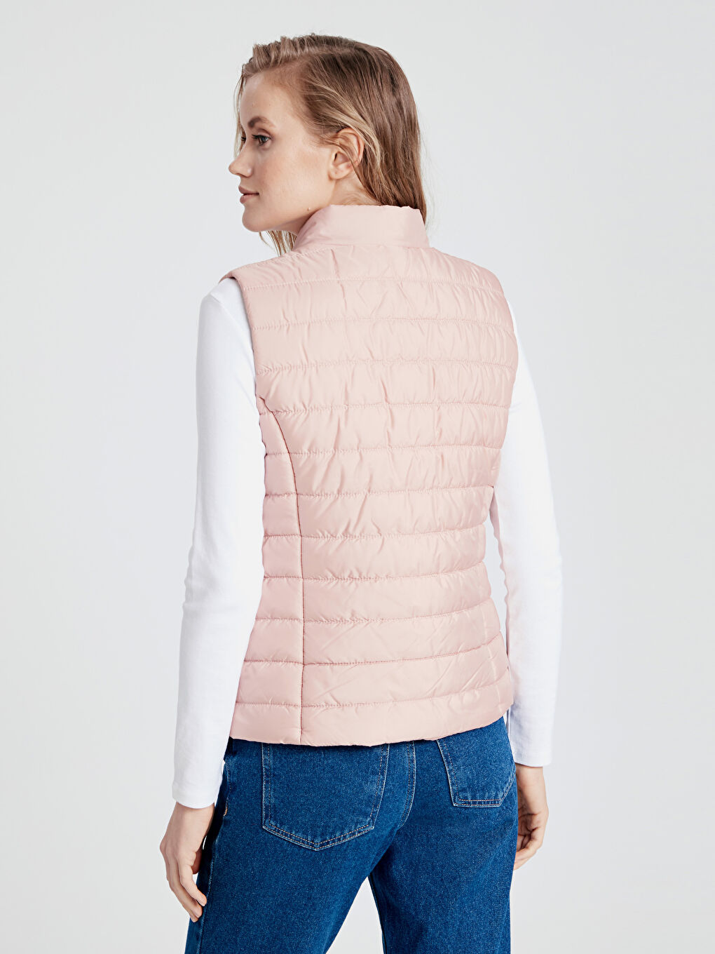 LCWAIKIKI Classic Frau ROSA Steppweste -9SU792Z8-FPZ