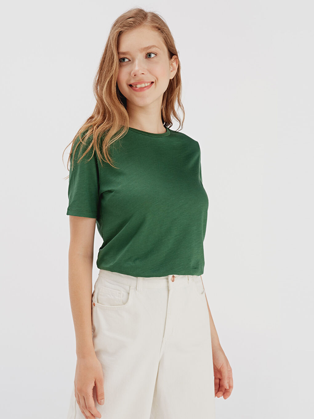 Orta Yeşil Tişört-1