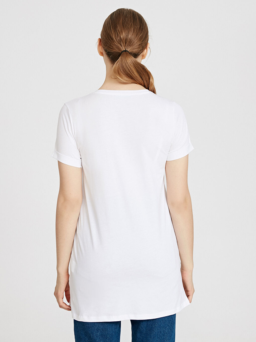 Optik Beyaz Tişört-1