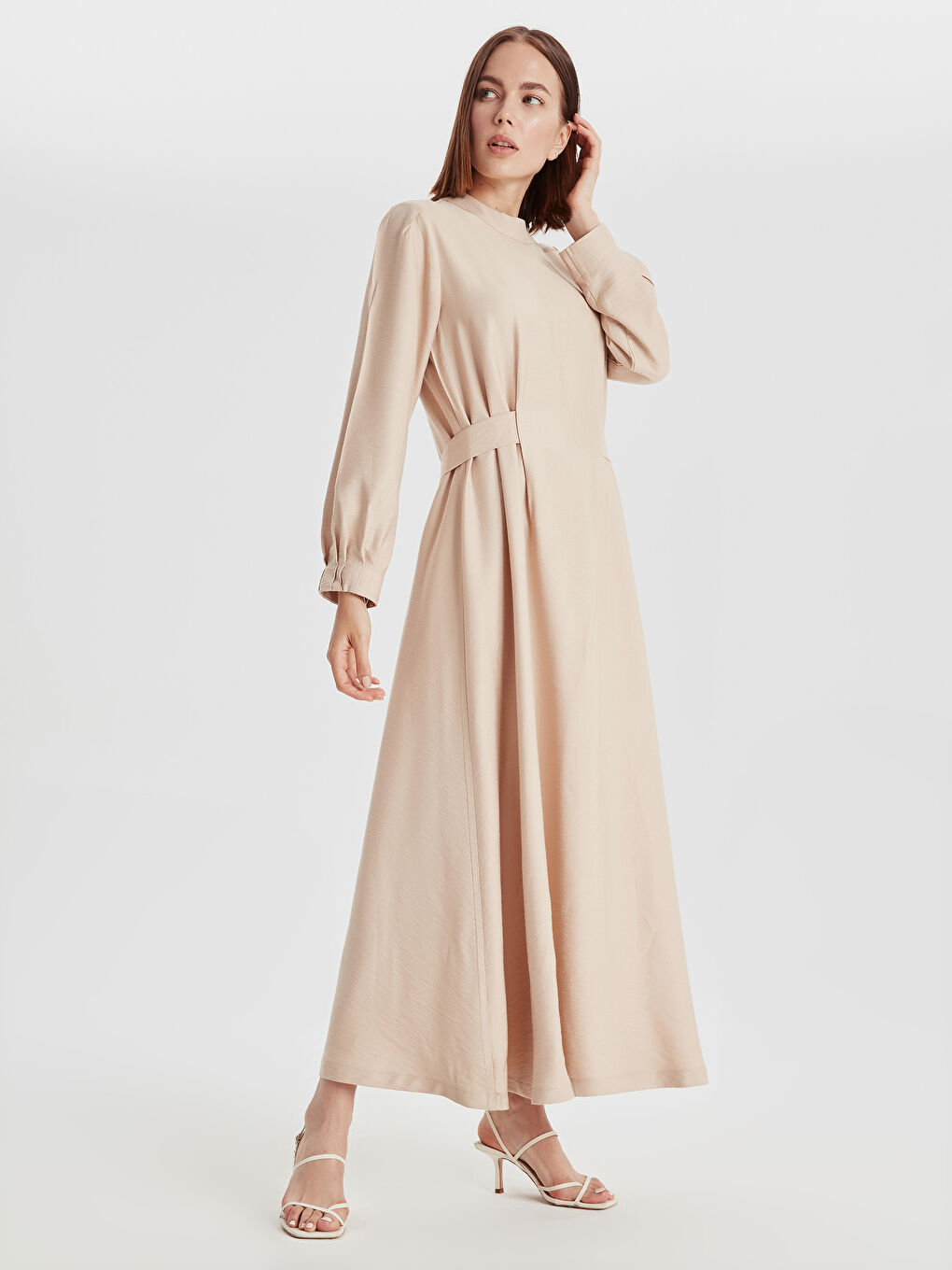 Robe Femme à Manches Longues-1