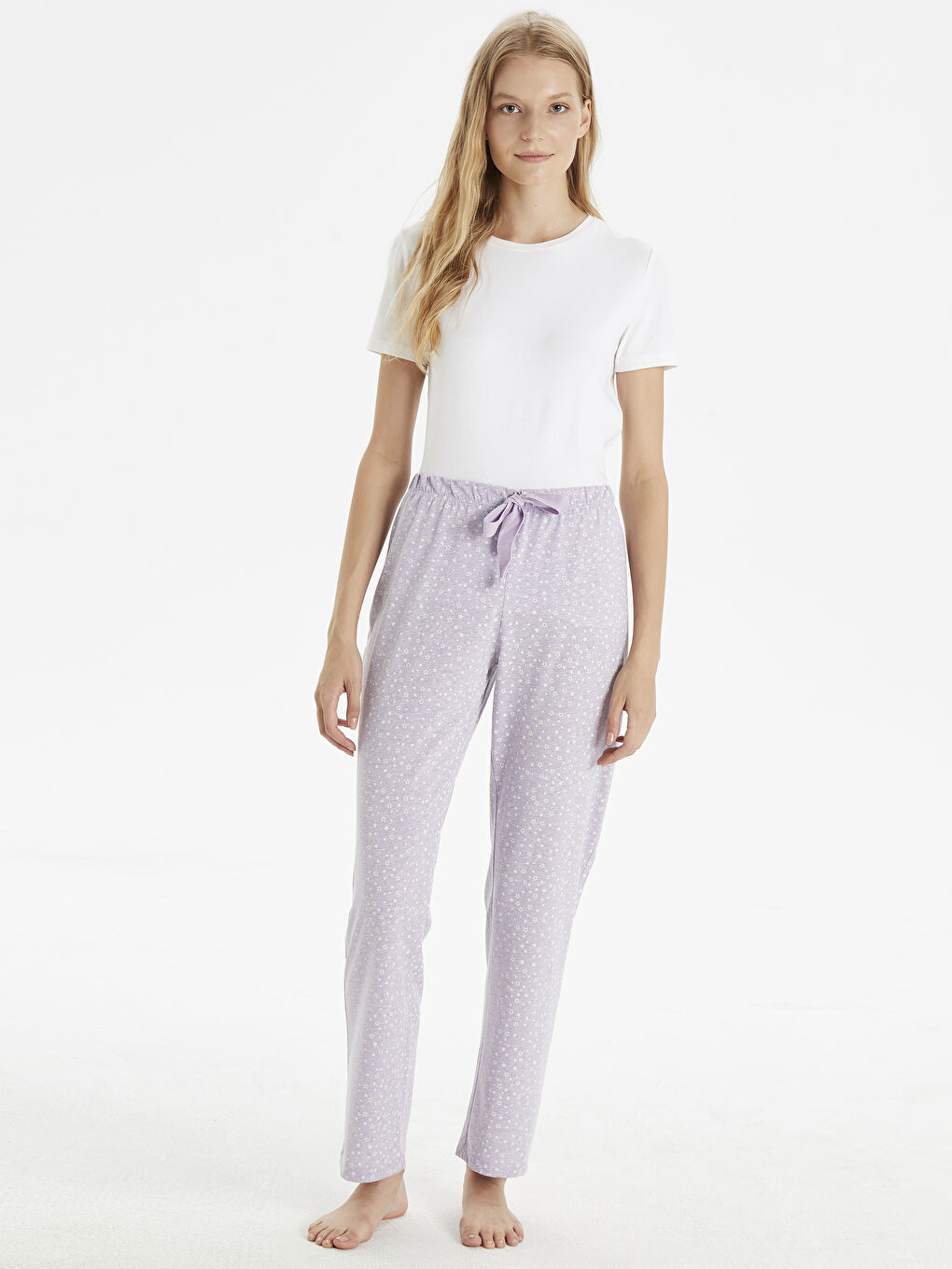 Woman GREY Pyjama Bottoms-1
