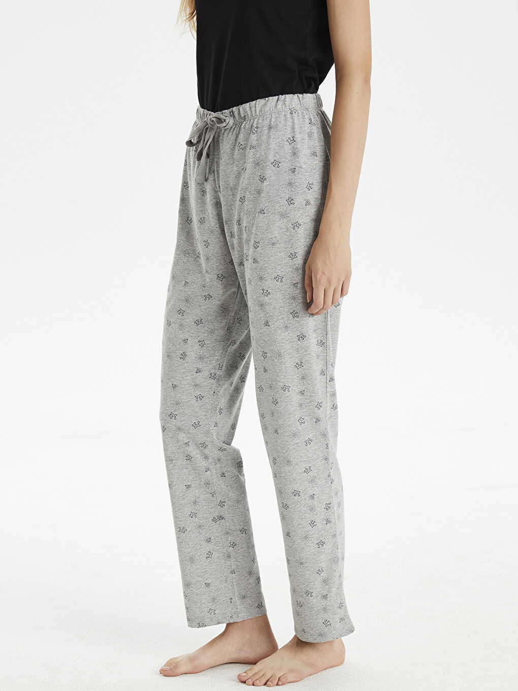 Bas de pyjama Violet Femme-2
