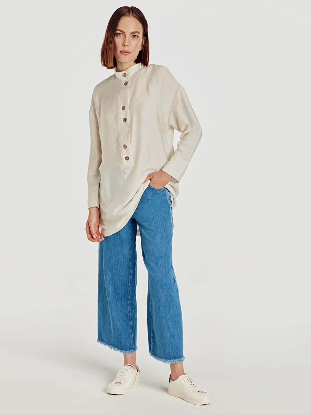 İndigo Standart Fit Kadın Jean