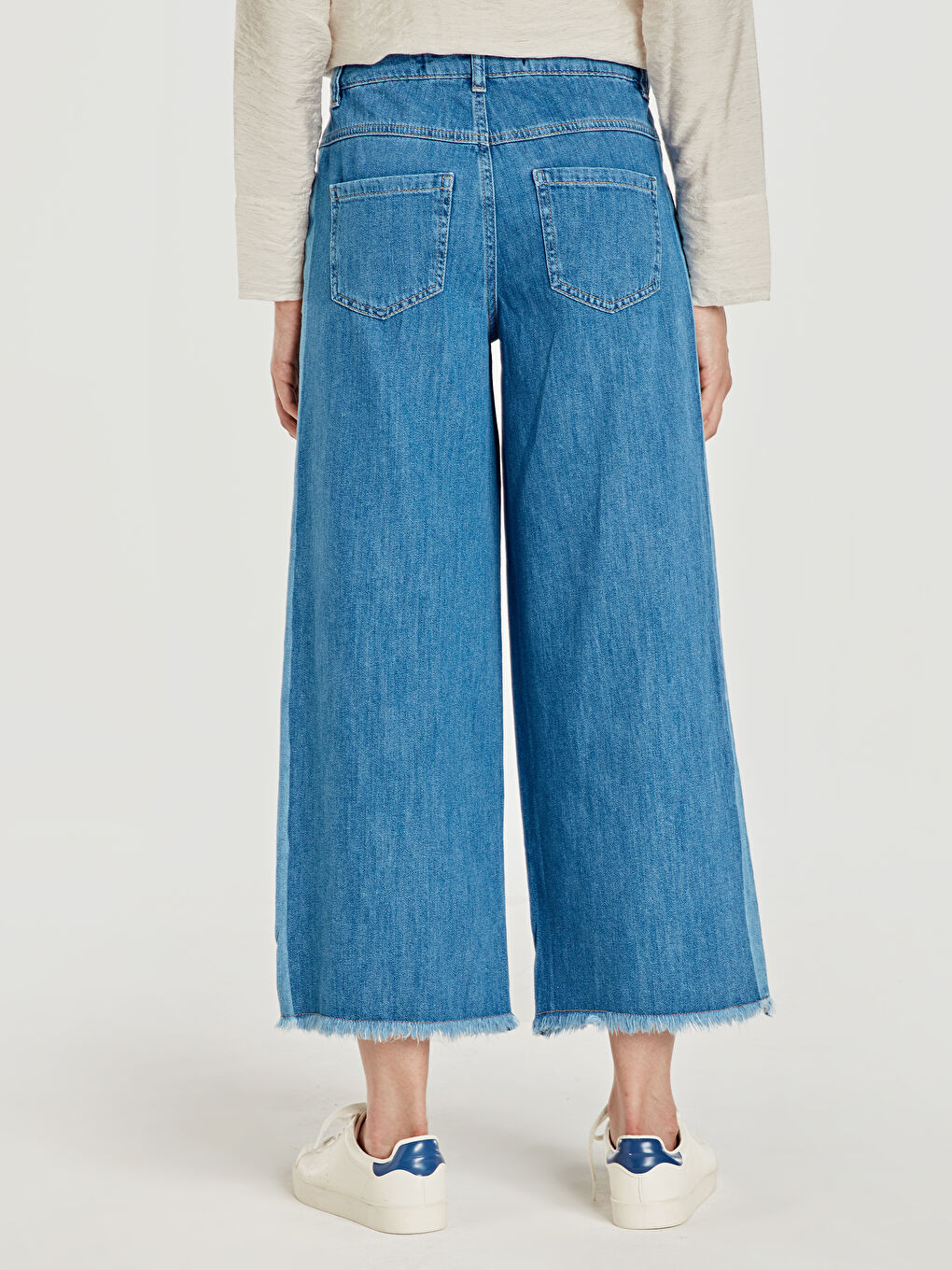 İndigo Standart Fit Kadın Jean-3