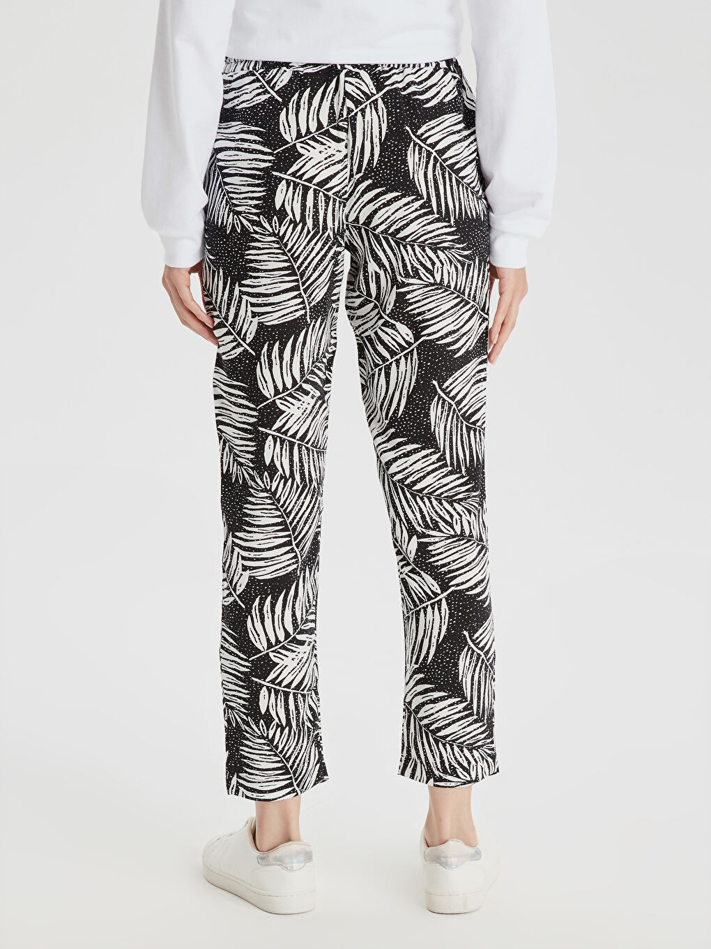 Woman NAVY Trousers-3