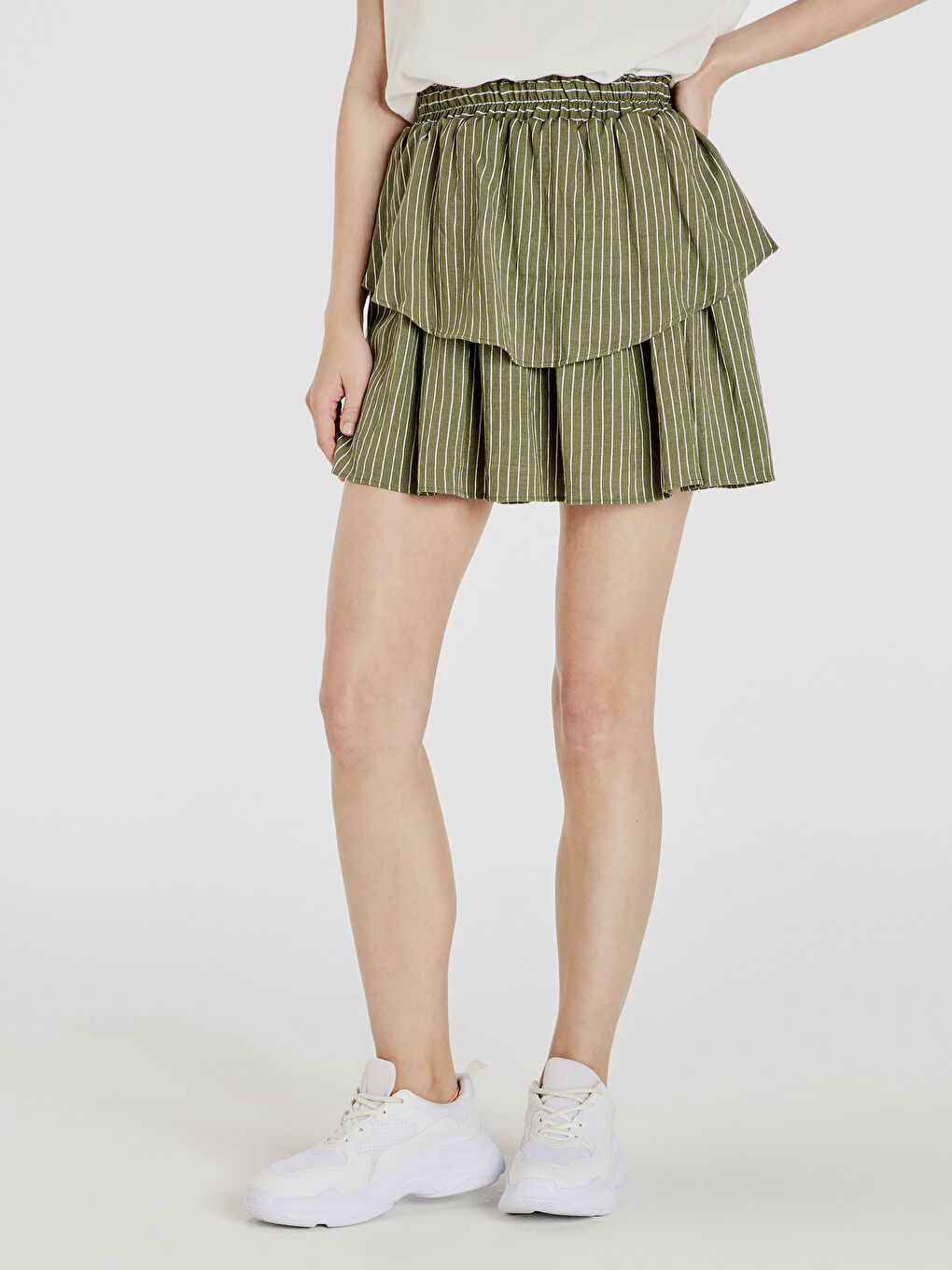 Yeşil Çizgili Etek-2