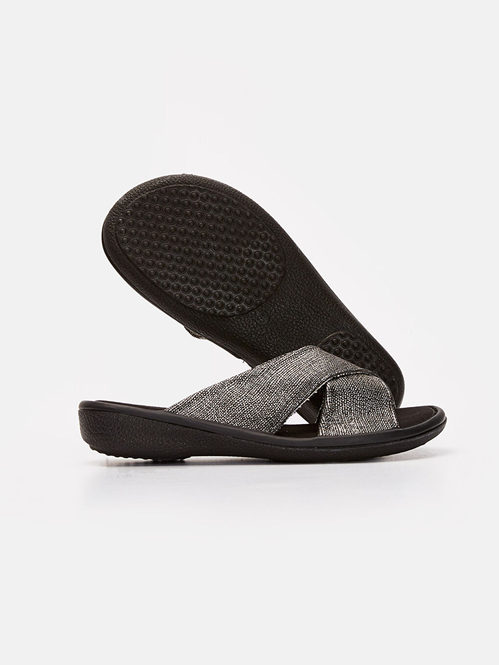 Gri Gümüş Terlik-2