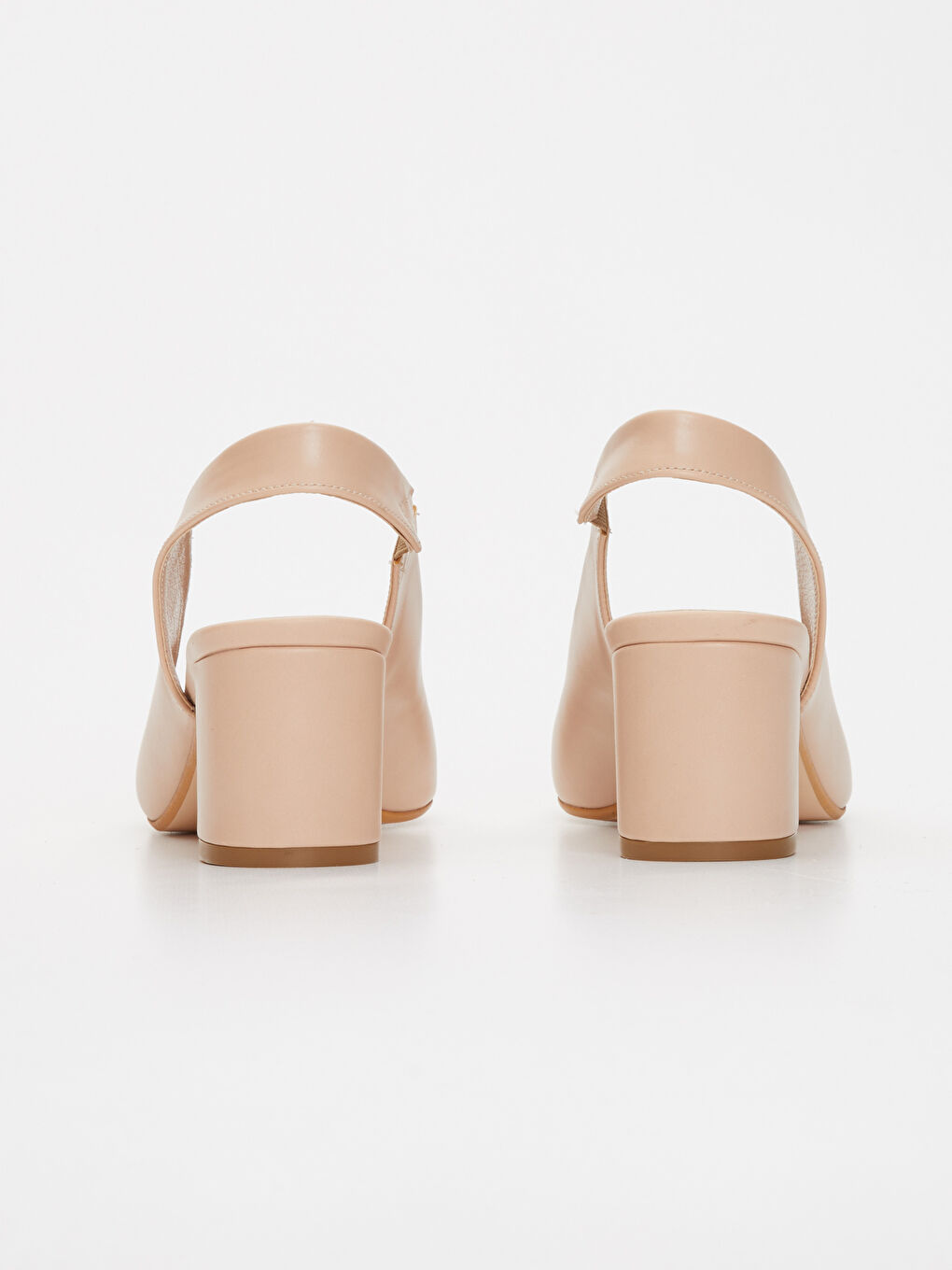 Pudra Pembe Topuklu Ayakkabı-3