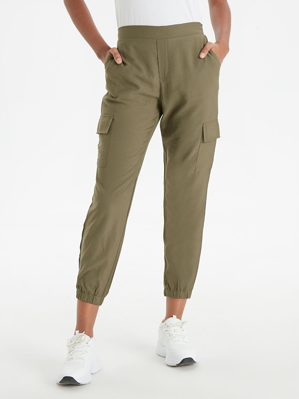 Pantalon KAKI Femme-1