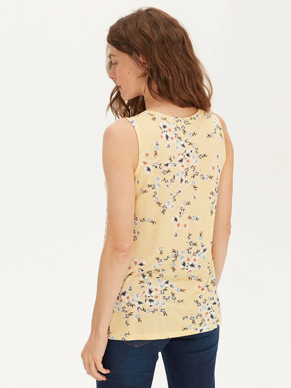 Débardeur JAUNE Femme-3