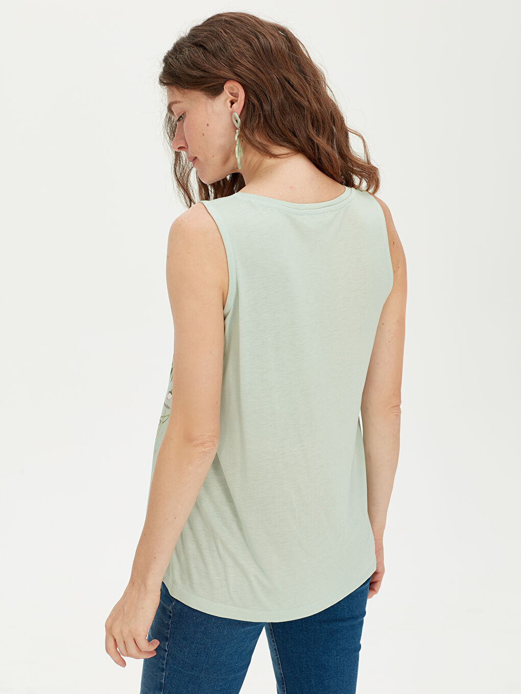 Women's Crew Neck Sleeveless Singlet-2