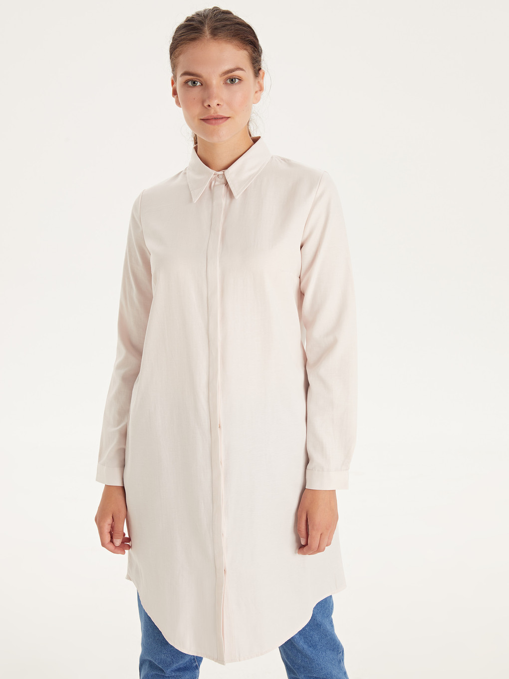 Lc/lc Video LCW Modest Tunique Rose Femme - 9SA335Z8-JH4 | LC Waikiki