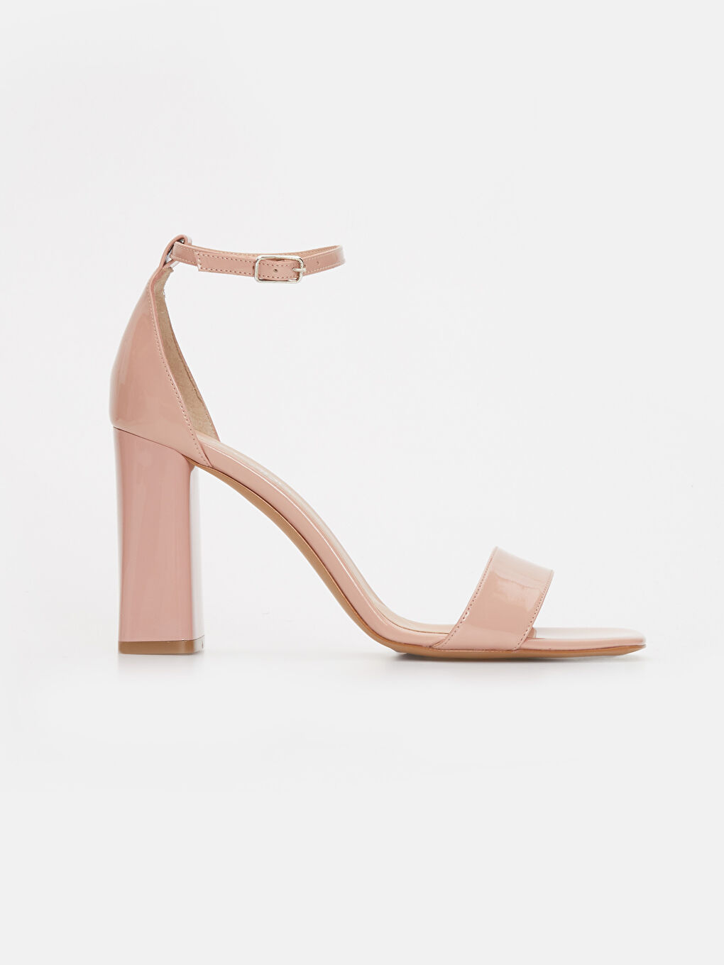 حذاء بكعب برتقالي نساء