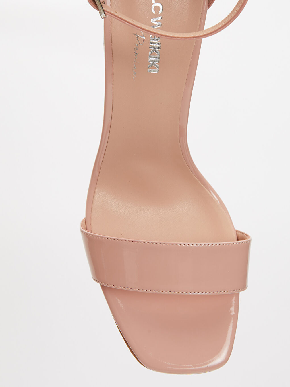 حذاء بكعب برتقالي نساء-4