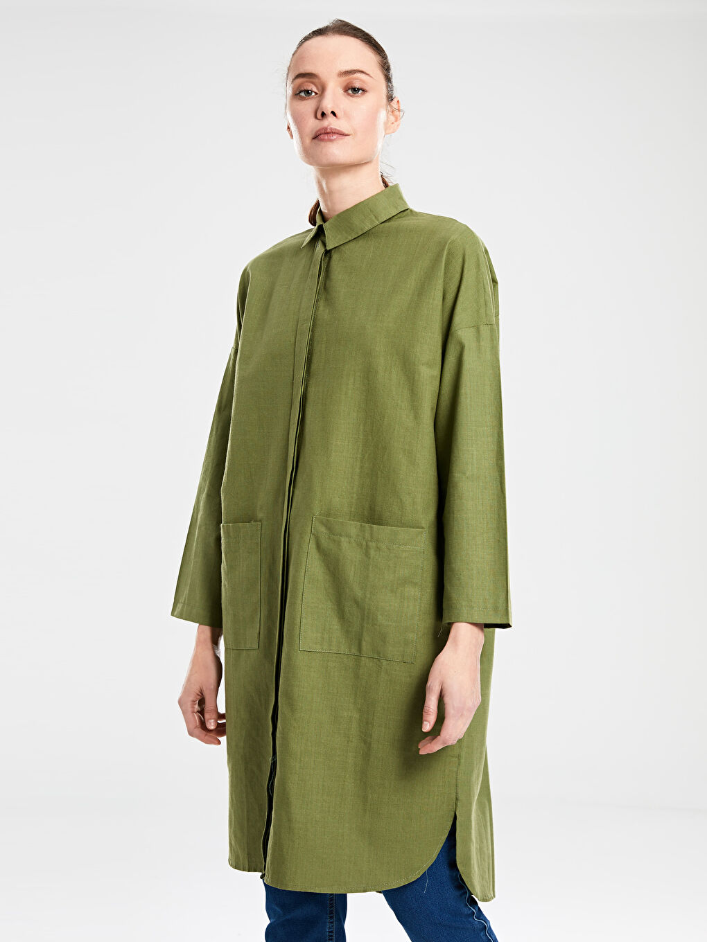Woman KHAKI Tunic-1