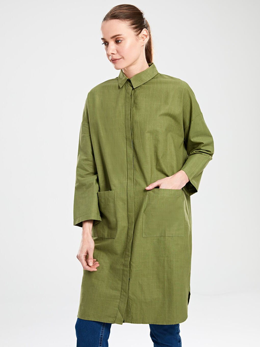 Woman KHAKI Tunic-2