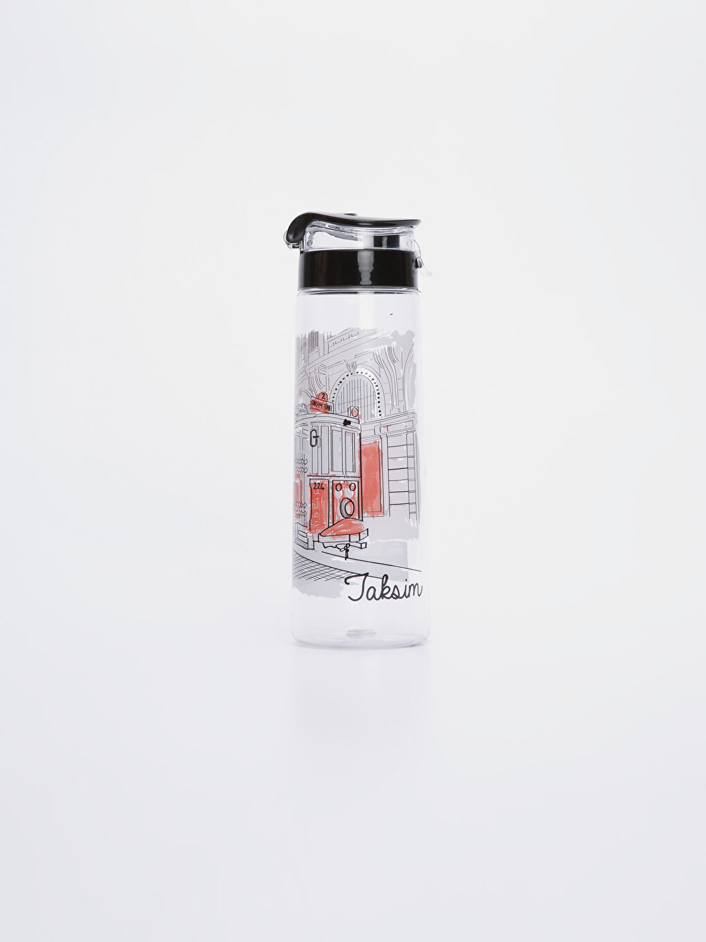 LCW ACCESSORIES Taksim Printed Transparent Water Bottle -9SA590Z8-F9C