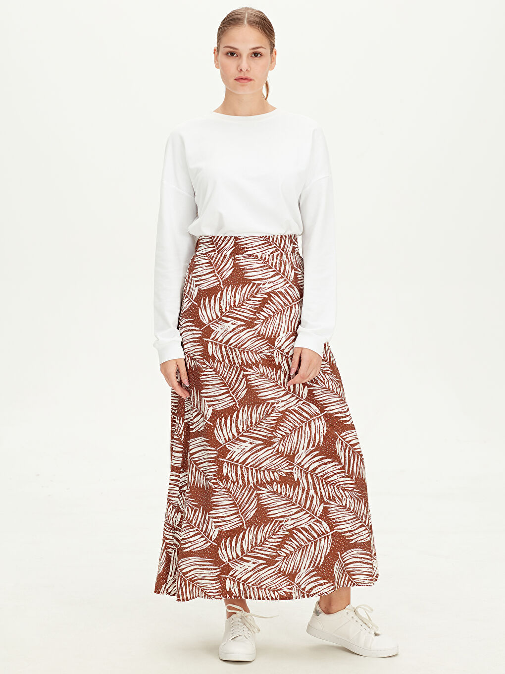 Kahverengi Kadın Etek