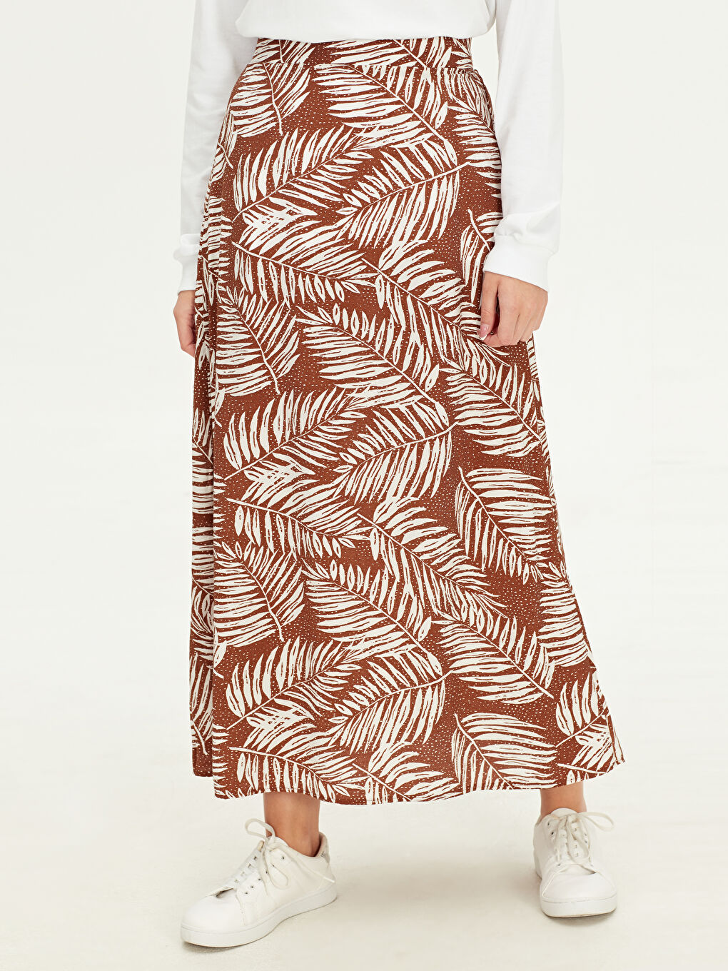 Kahverengi Kadın Etek-2