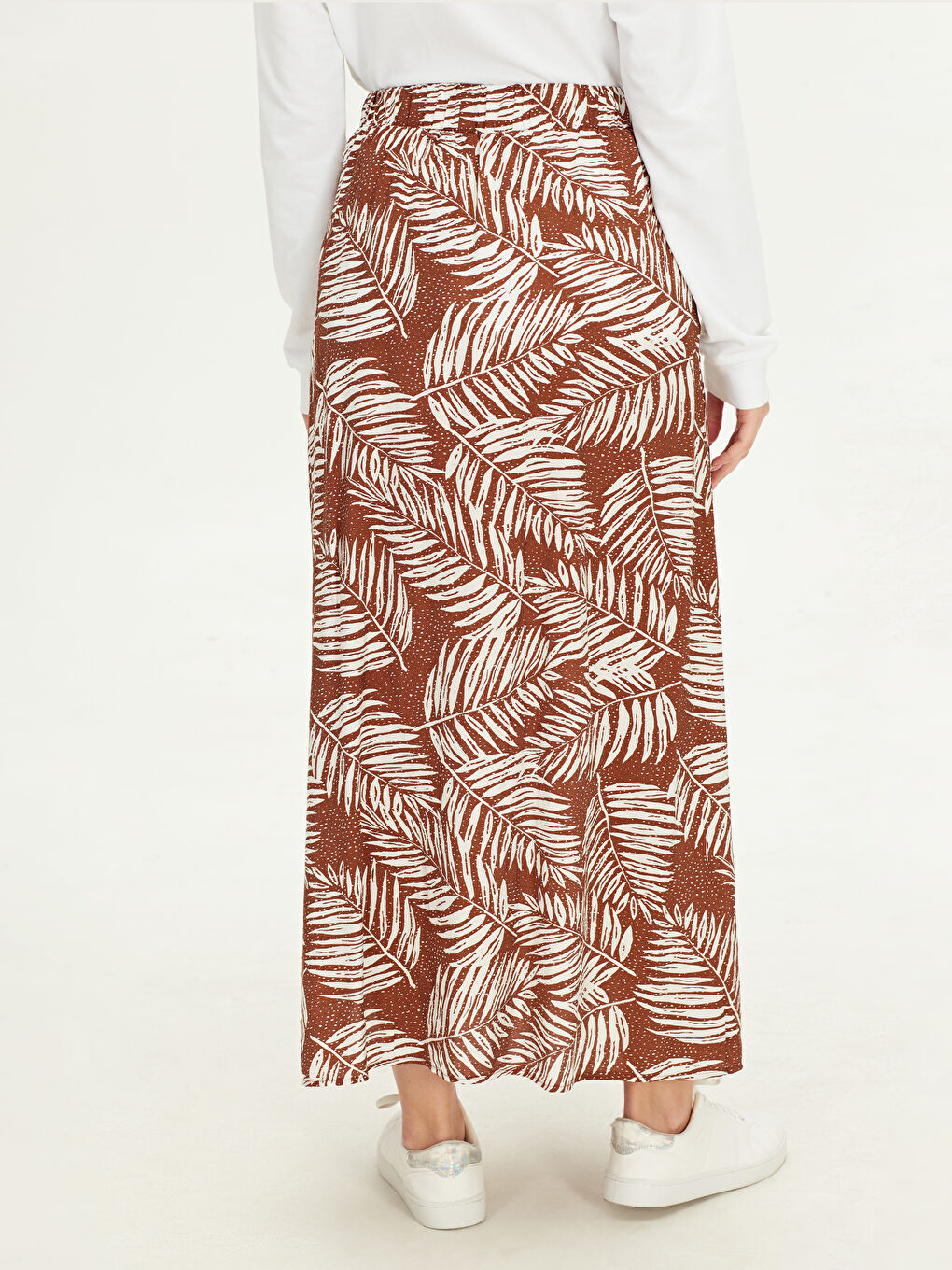 Kahverengi Kadın Etek-3