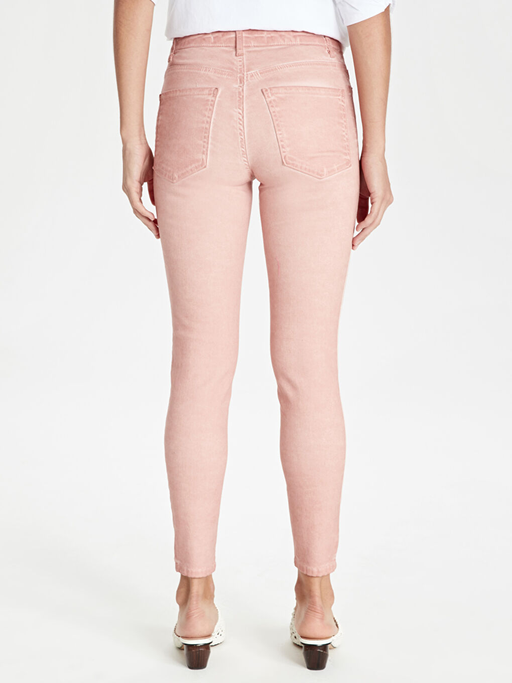 Turuncu Somon Jean Pantolon-3