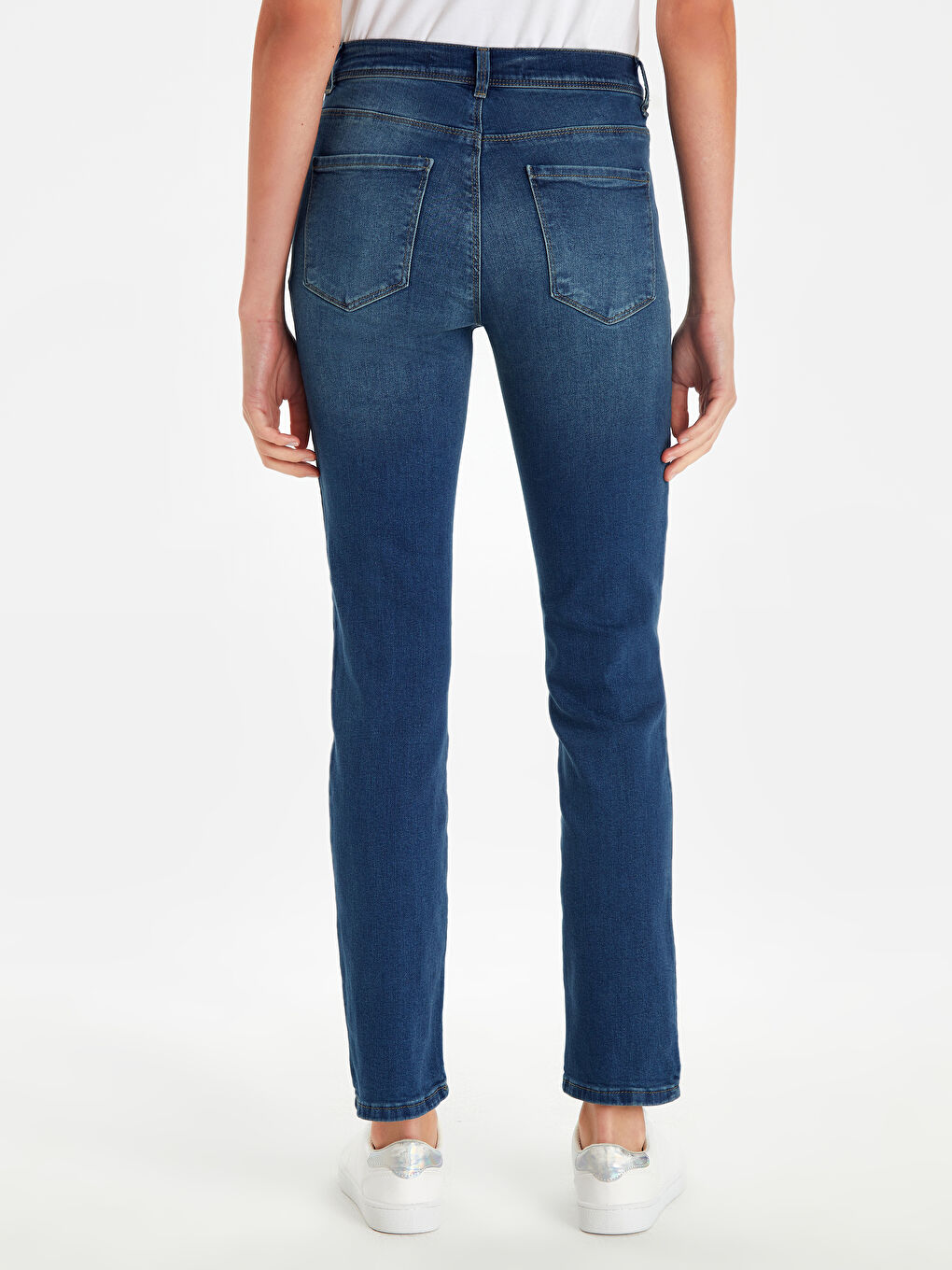 İndigo Standart Fit Kadın Jean-2