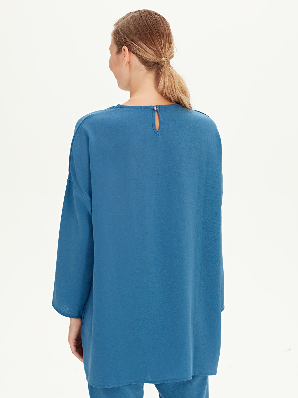 تونيك قميص نيلي امرأة-2