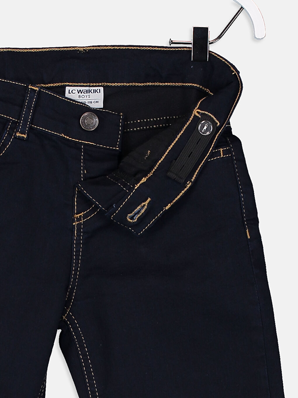 Siyah Derin Rodeo Jean Pantolon-3