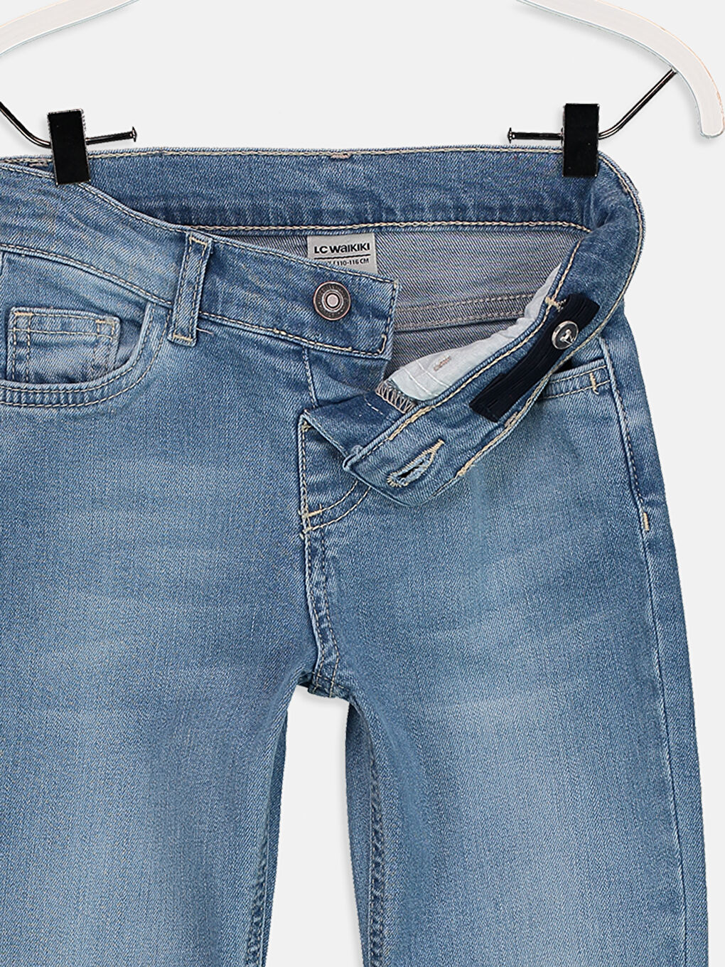 Açık İndigo Rodeo Jean Pantolon-2