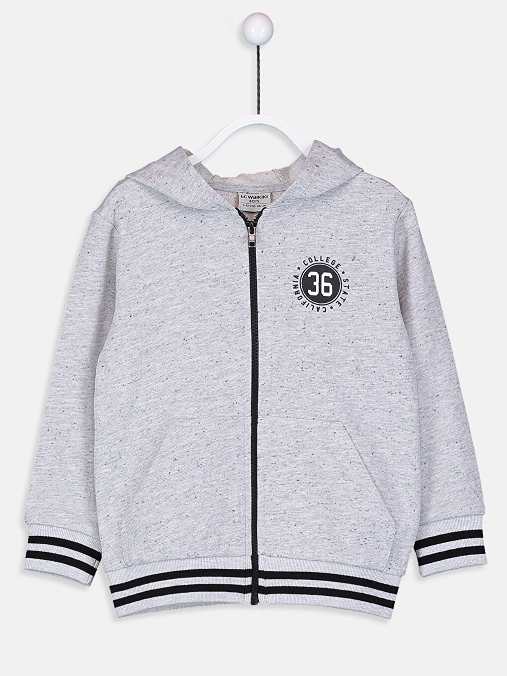 LCW Kids Hooded Boys' Zip-Up Sweatshirt -9S0110Z4-J2B - LC
