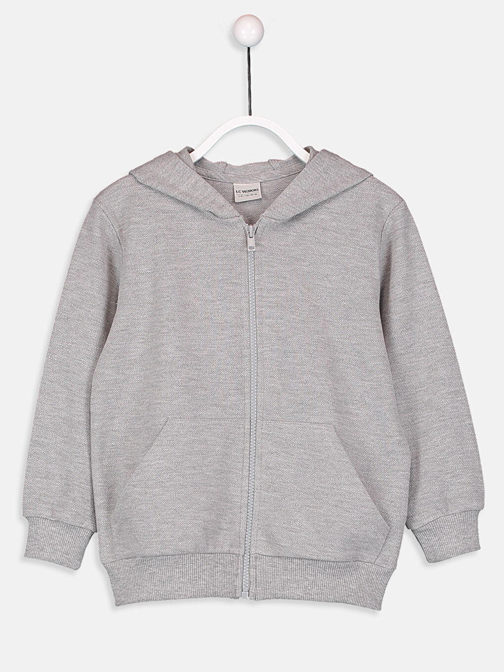 سويت شيرت بسحاب رمادى ولد-1