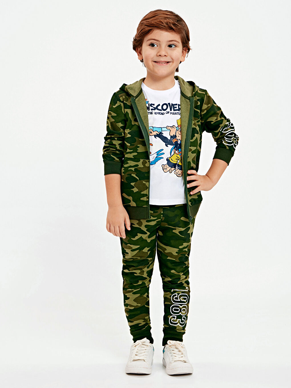 Boy’s Camo-Figured Jogger Sweatpants