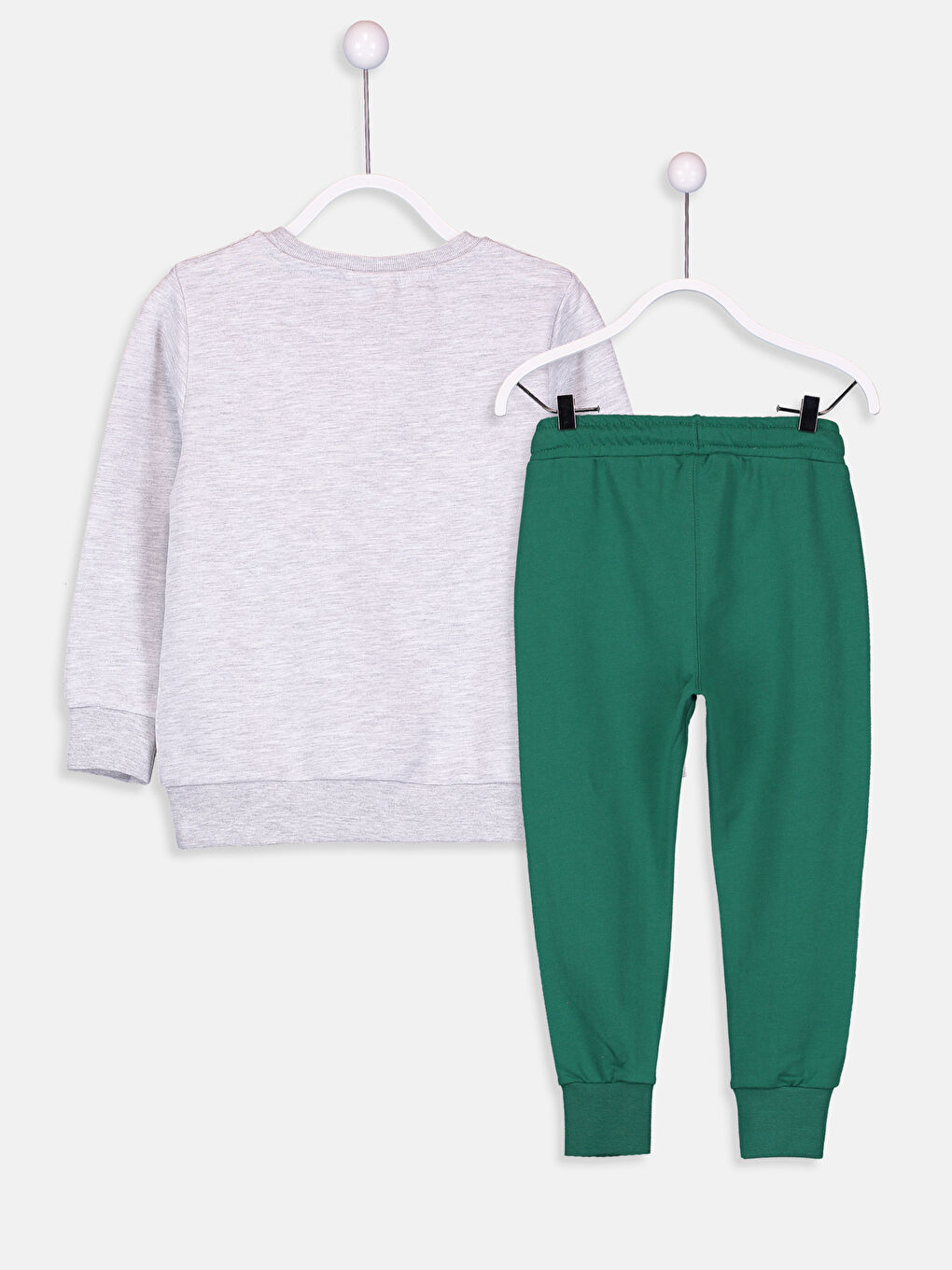 Açık Gri Melanj Takım-1