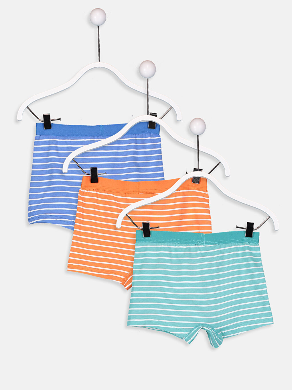 Унисекс Голубой Трусы боксеры-1