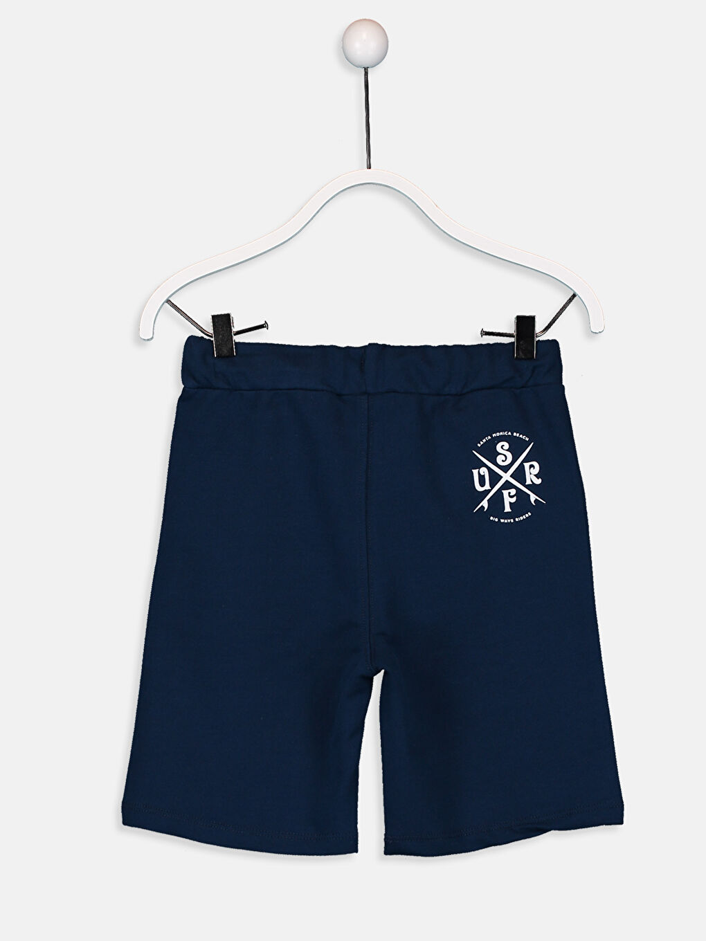 Lacivert Erkek Çocuk Pamuklu Şort-1