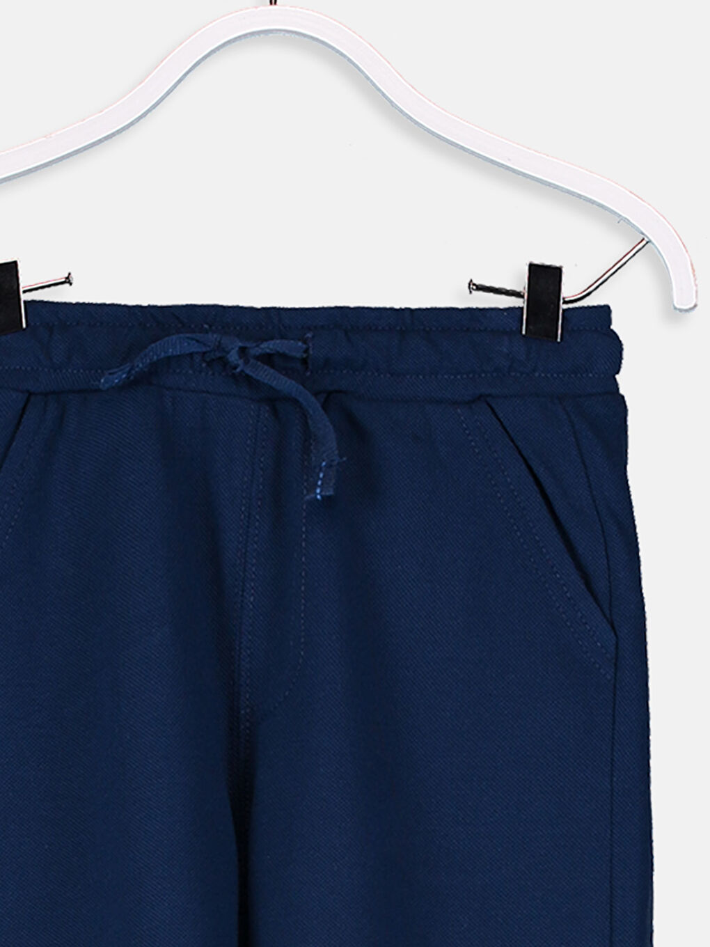 Boy's Elastic Waist Cotton Shorts-2