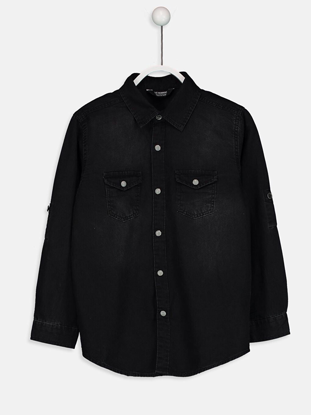 Chemise en jean NOIR Garçon-1