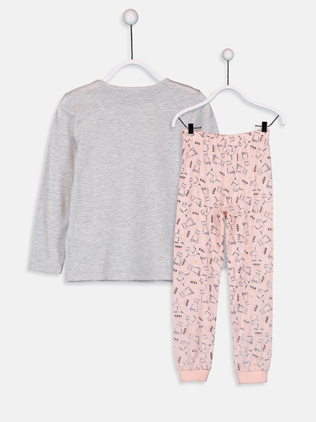 Girl GREY Pyjama Set-1