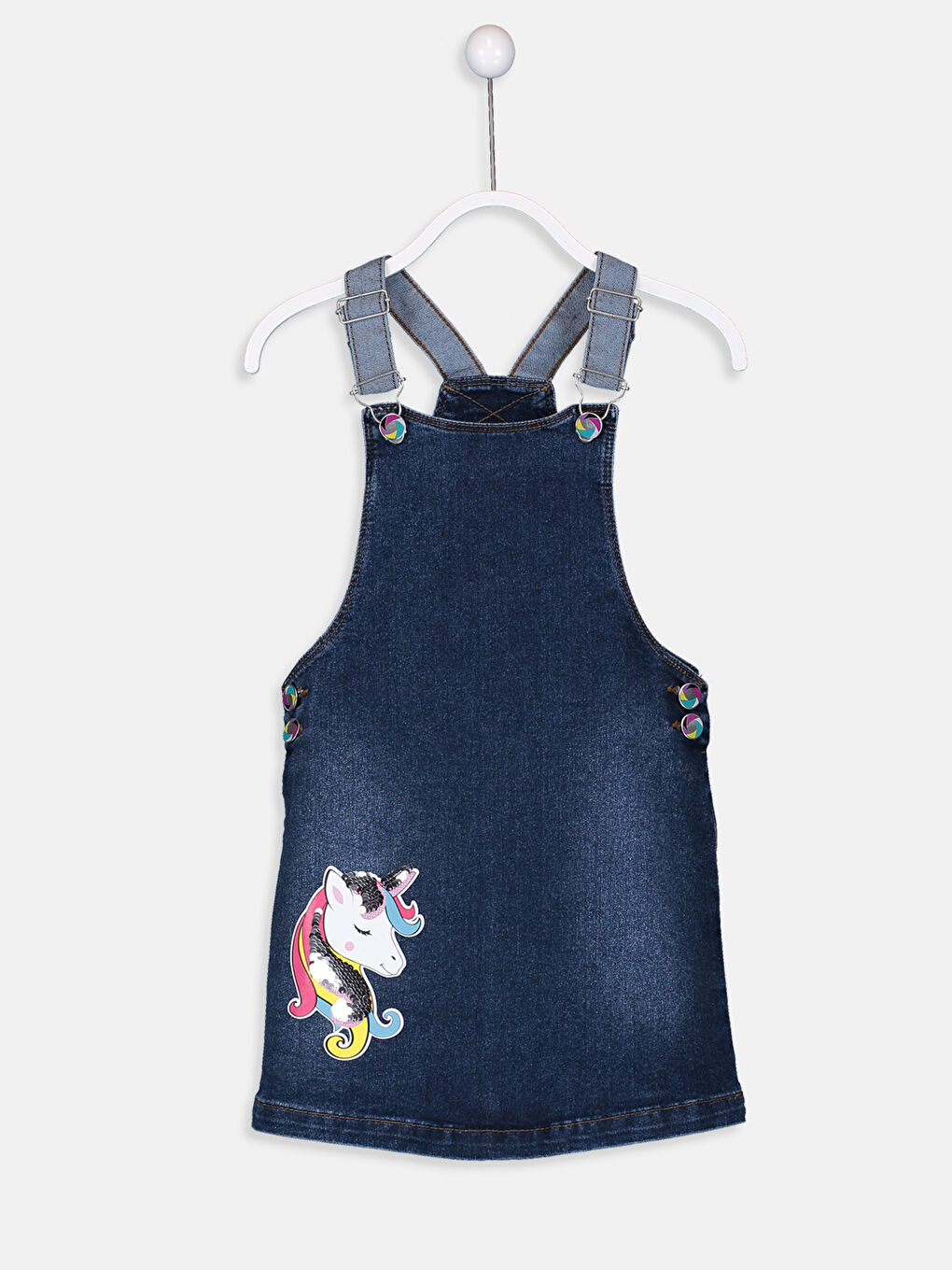 Джинсовое платье для девочек-1