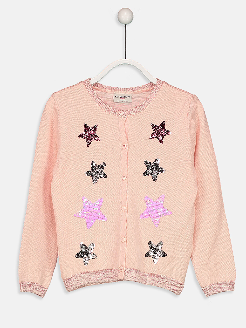 Girl Pink Cardigan-1