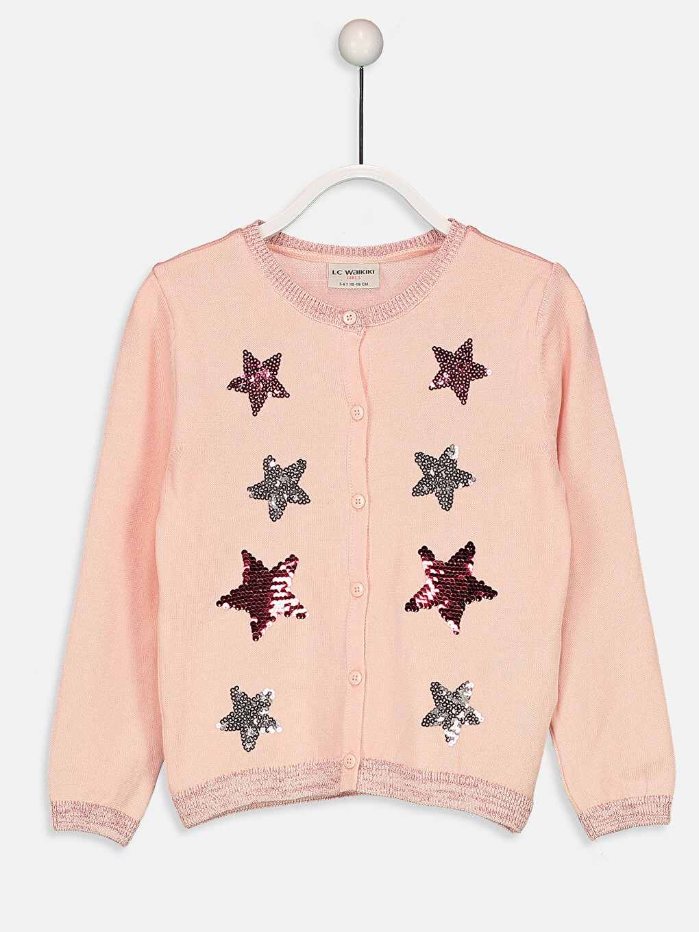 Girl Pink Cardigan-2