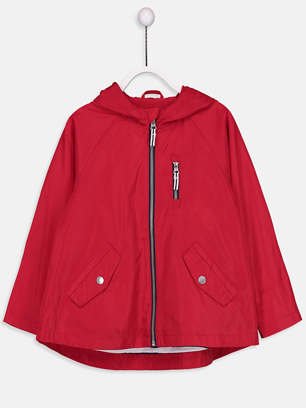 معطف أحمر فتاة