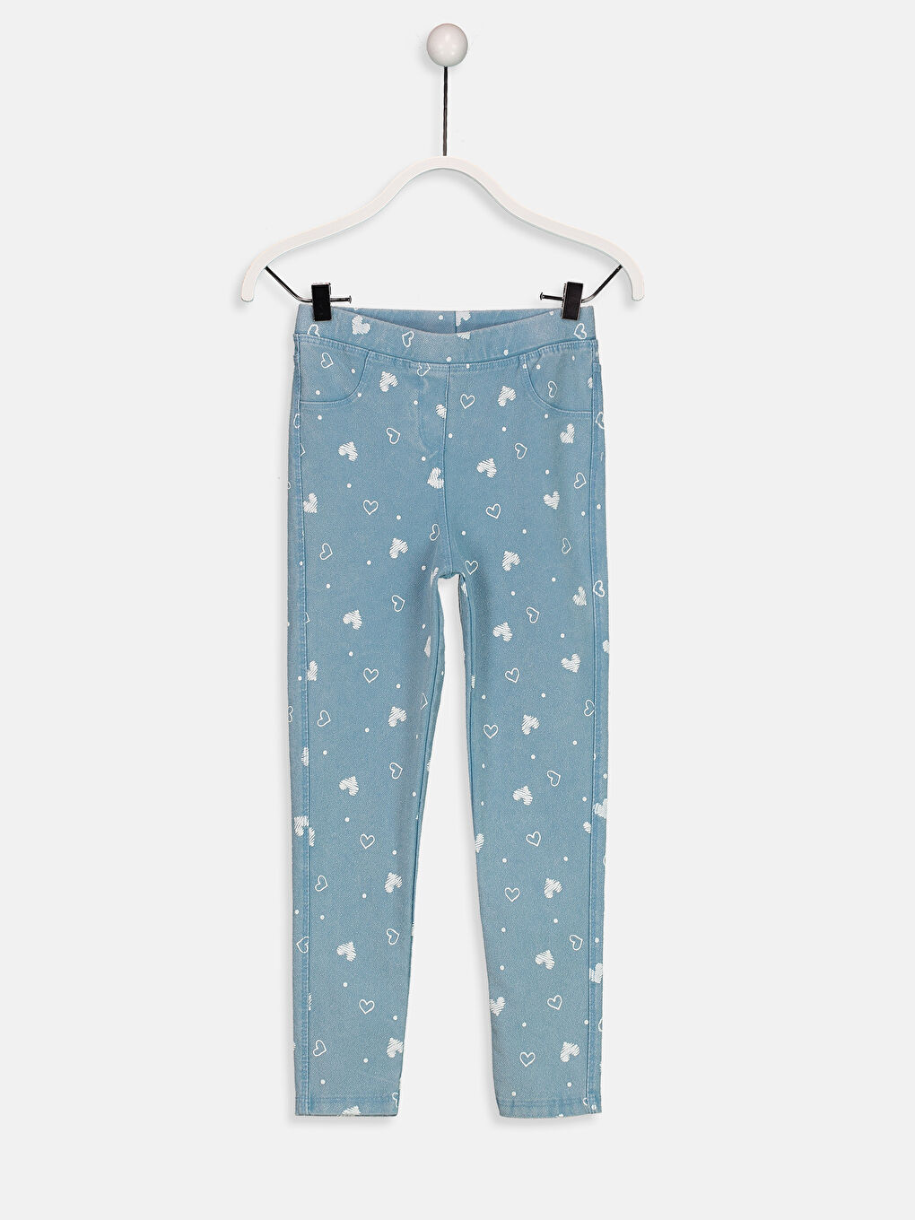 Дівчина СИНІЙ Легінси