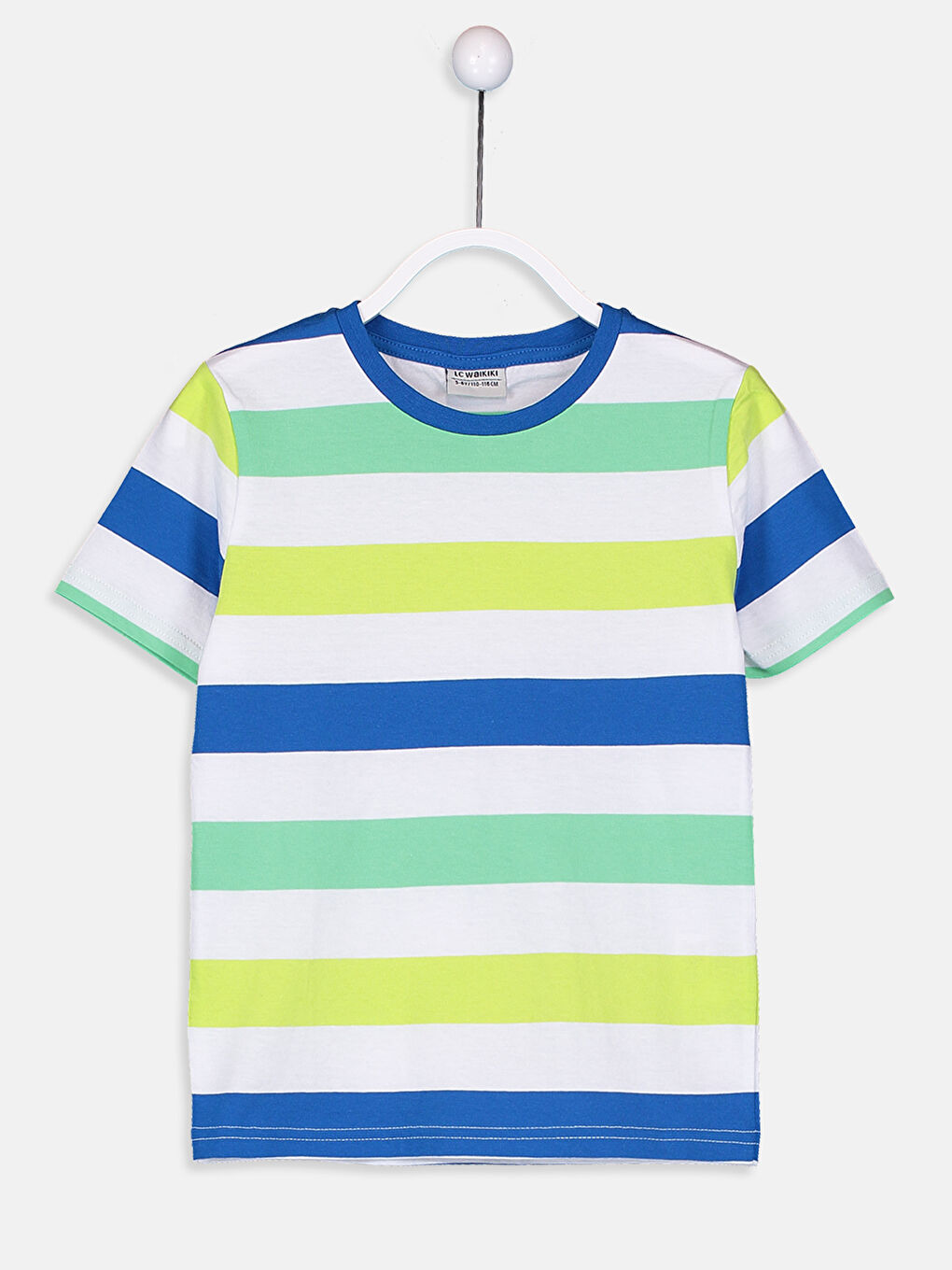 Мальчики Голубой Футболка-1