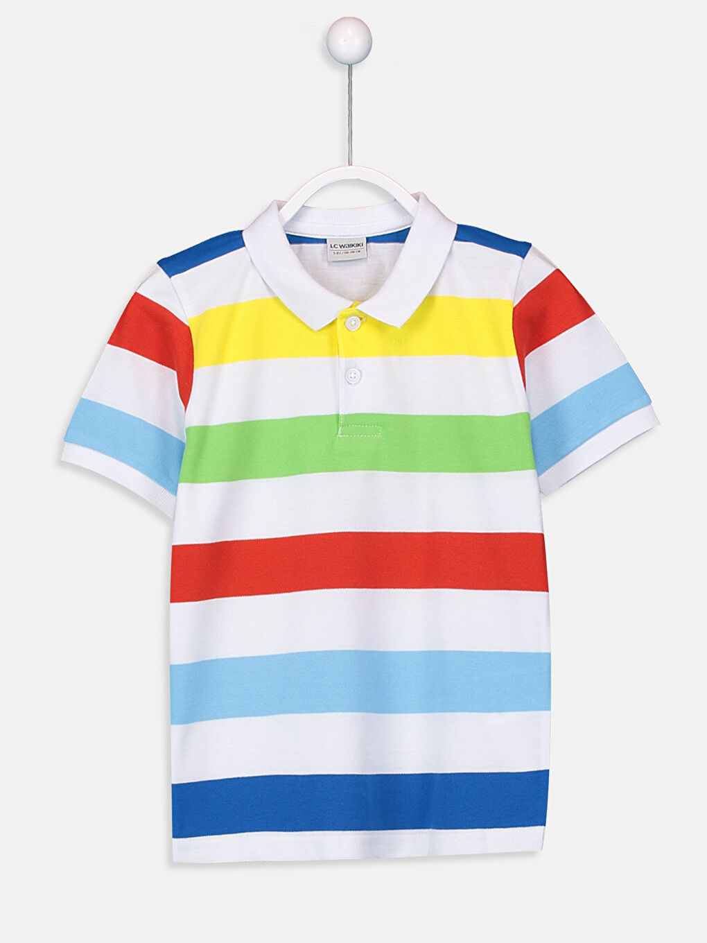 Beyaz Çizgili Tişört