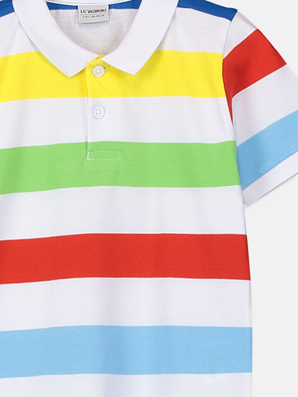 Beyaz Çizgili Tişört-2