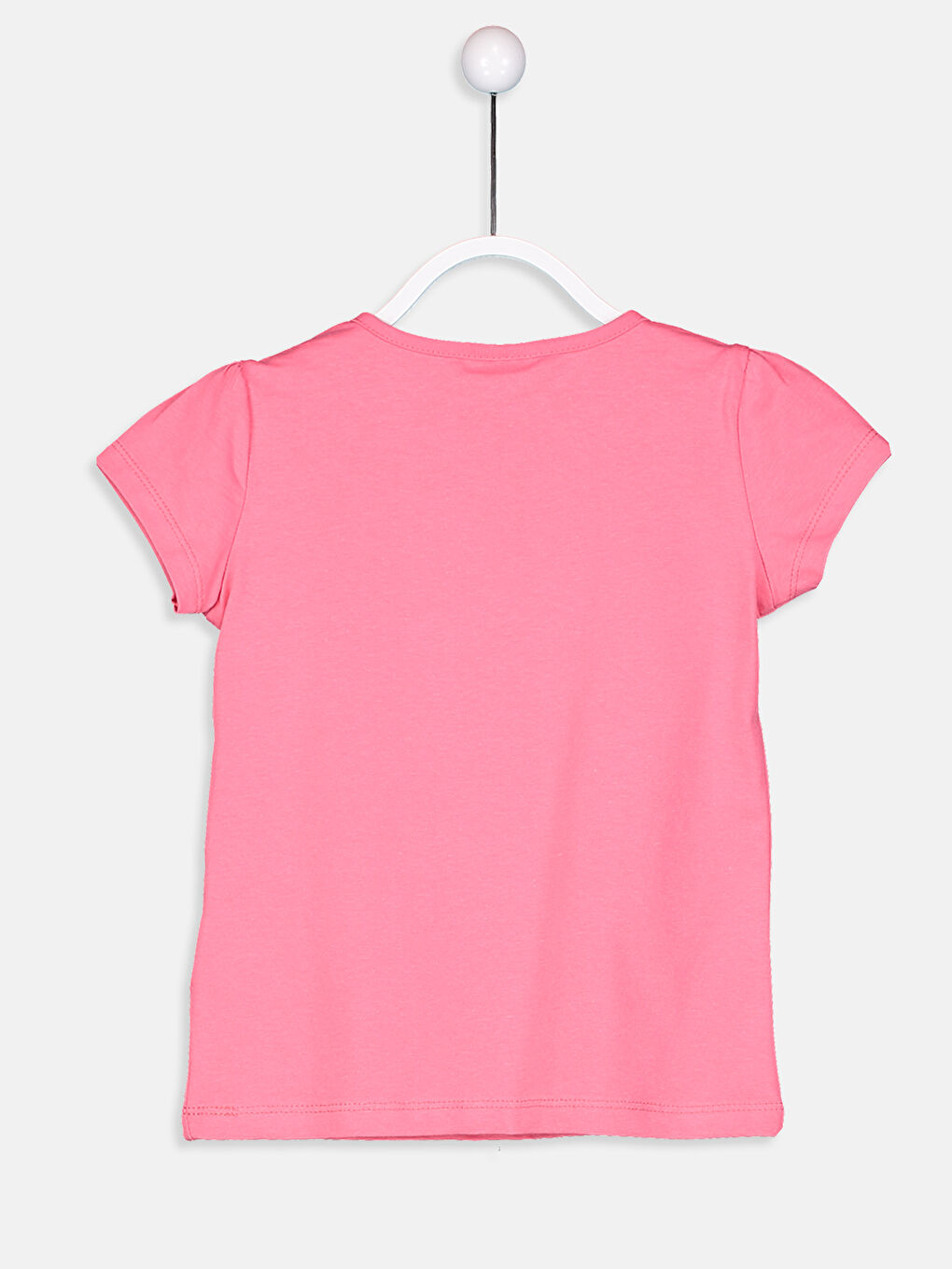 Девочки Розовый Футболка-1
