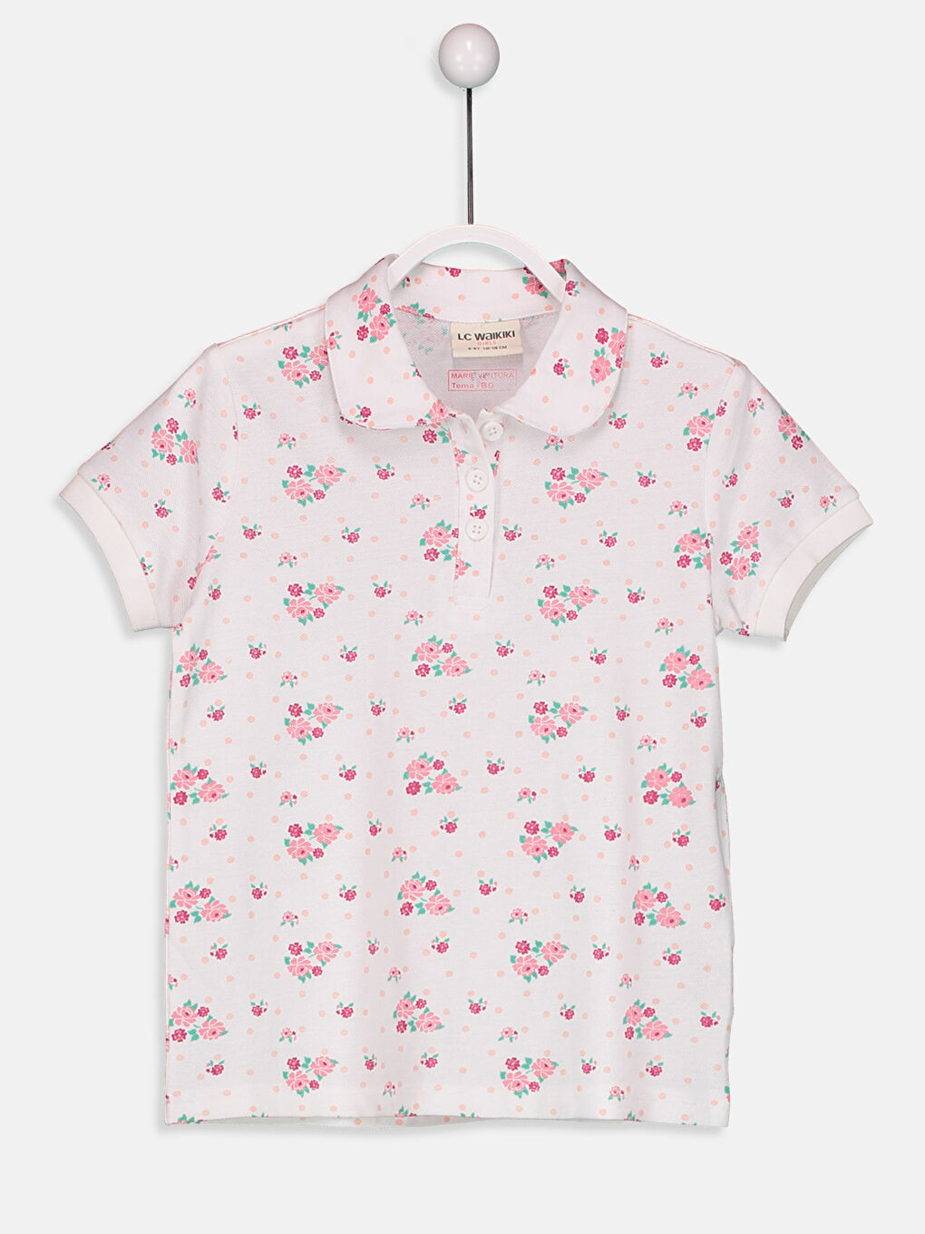 Девочки Белый Футболка