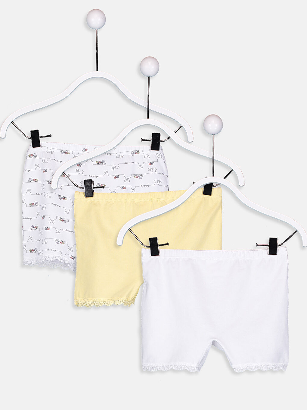 LCW Kids سروال بوكسر أصفر فتاة -9S4277Z4-FQJ