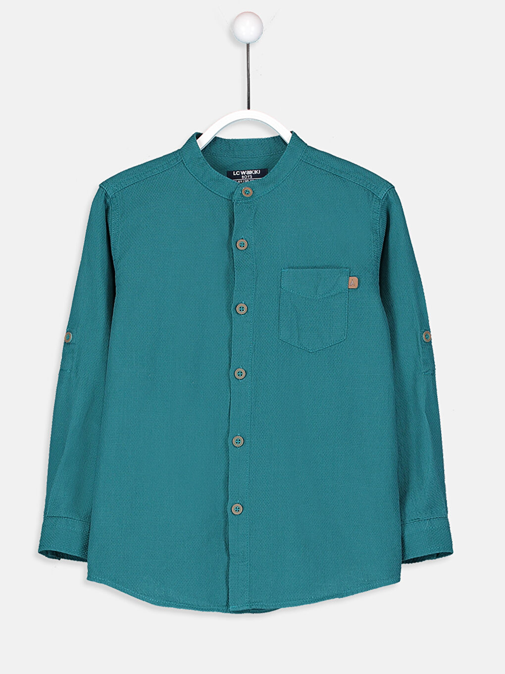 Мальчики Бирюзовый Рубашка-2